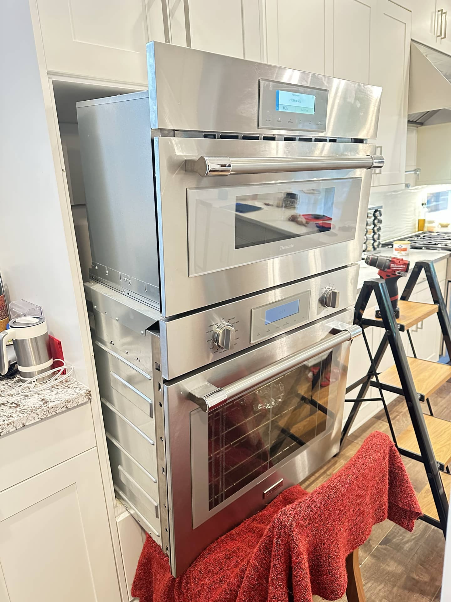 Microwave oven combo repair and magnetron replacement in Sammamish, WA