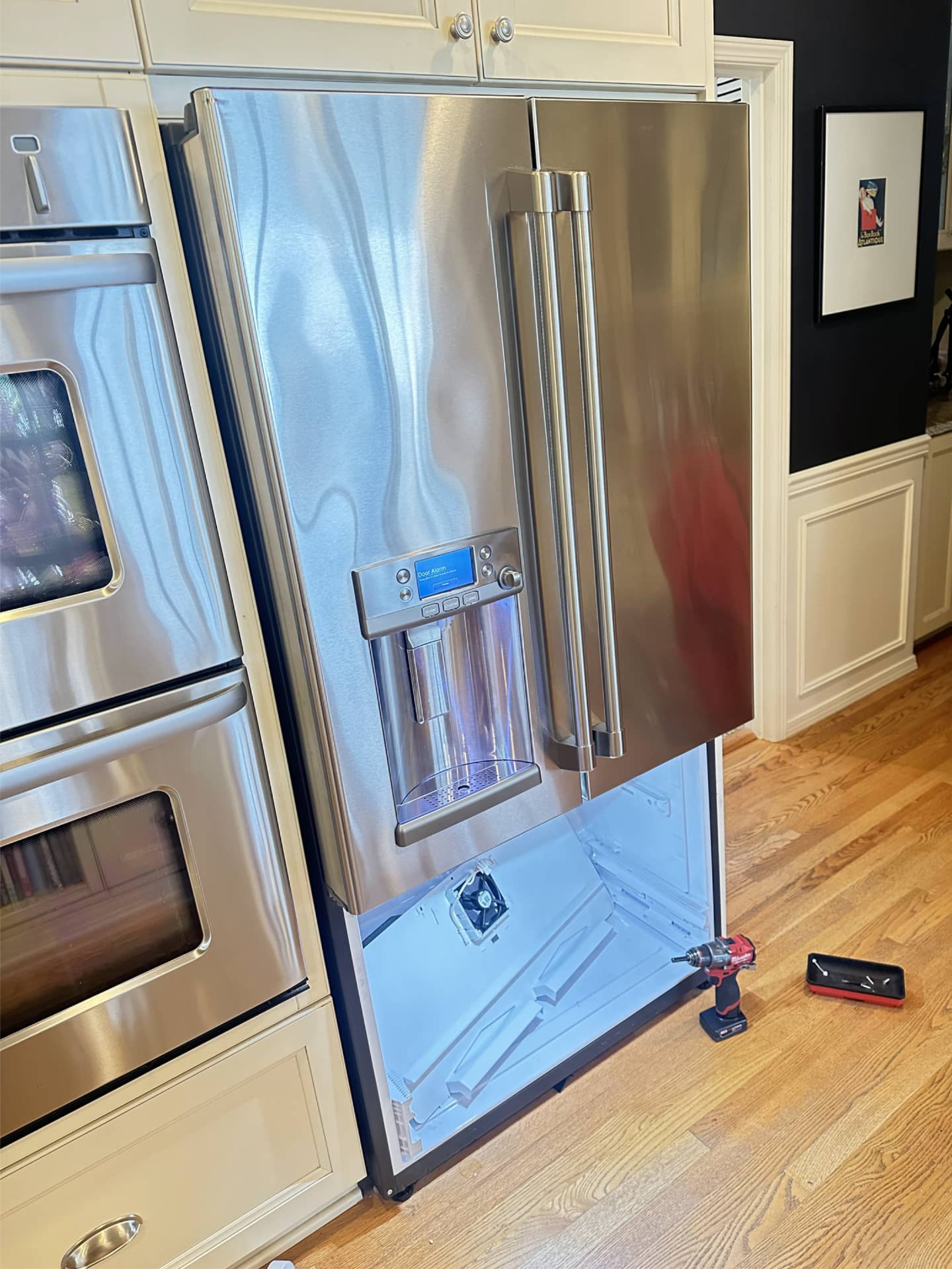 GE refrigerator cooling system inspection and sealed system repair in Sammamish, WA