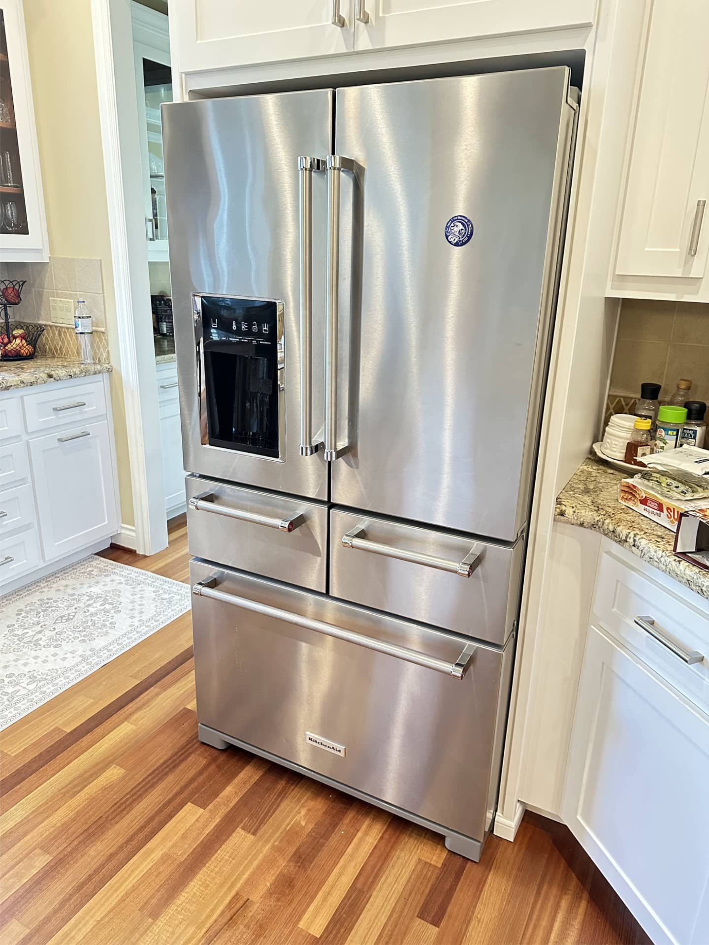KitchenAid refrigerator repair in Sammamish, WA after restoring freezer cooling performance